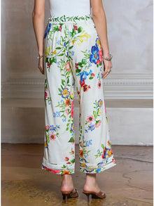 Floral Printed Wide Leg Pants