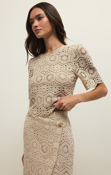 Z Supply Raquel Lace Top