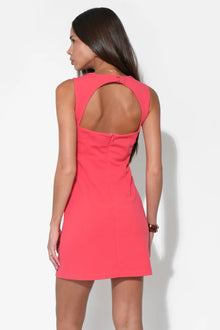 Poppy Kiara Cut-Out Back Slim Mini Dress