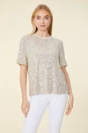 Champagne Sequin Tee