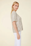 Champagne Sequin Tee