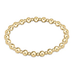 Enewton Classic Grateful Pattern 5mm Bead Bracelet - Gold