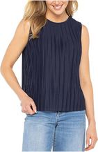 Liverpool Sleeveless Crew Neck Knit Top