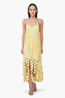 Butter Yellow Opal Circle Radiance Dress