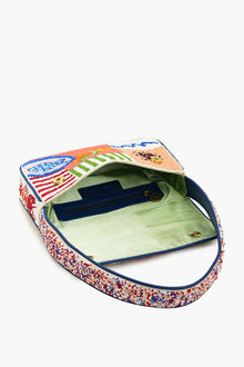 Sun & Sea Beaded Shoulder Bag