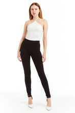 Pull On Ponti Skinny Black Pants