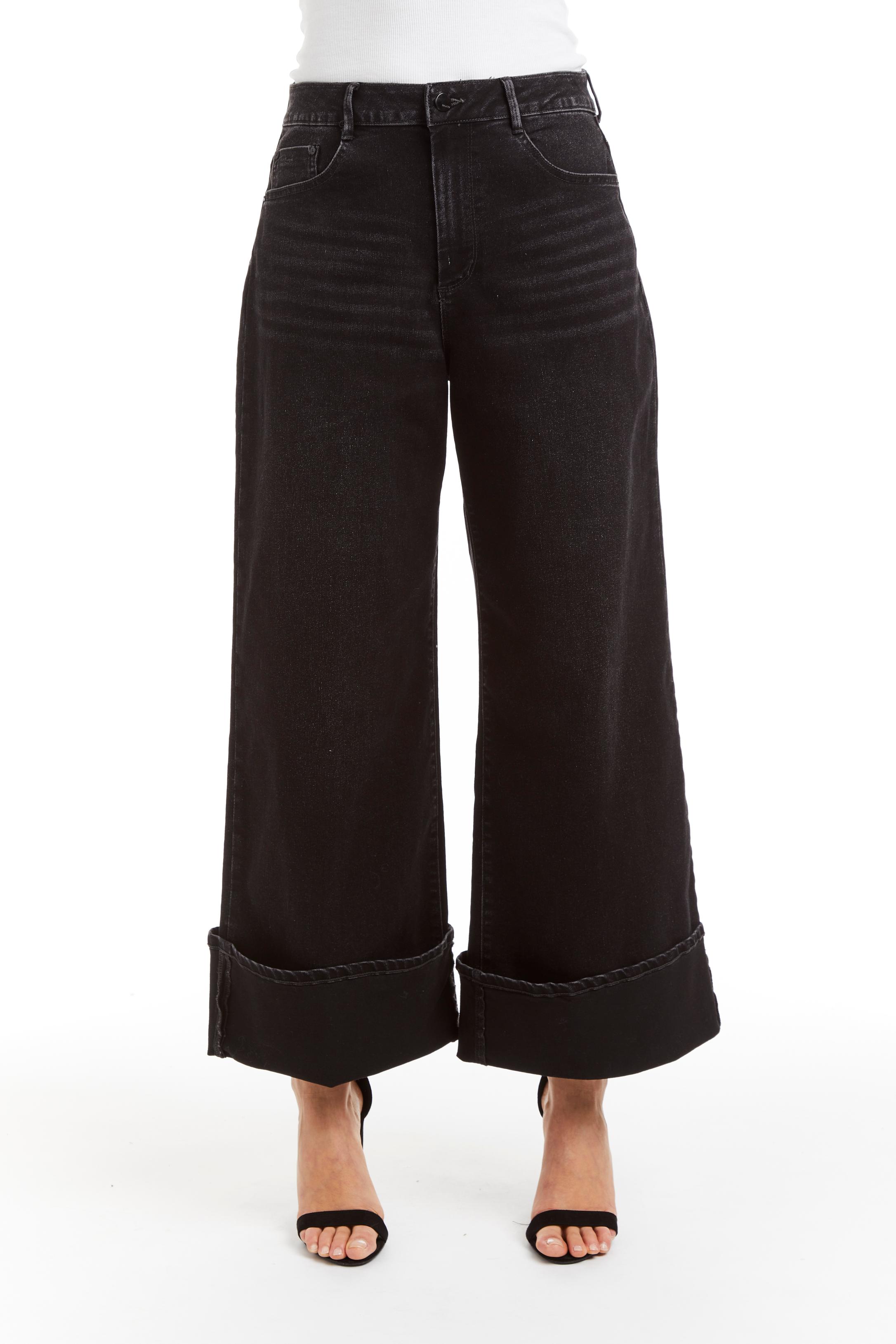 Selvege Cuff Wide Cuff Jeans