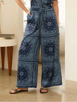Navy Print Bottom