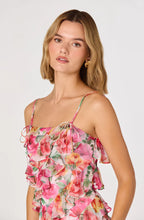 Astr Blanca Floral Ruffle Mini Dress