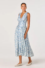 Astr Emmery Floral Wrap Midi Dress