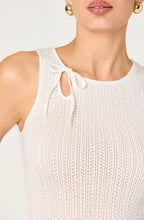 Astr Alyse Pointelle Knit Sleeveless Top