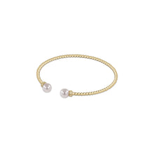Enewton Classic Gold 2mm Bead Cuff in Pearl