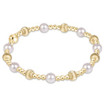 Enewton Dignity Sincerity Gold 5mm Bracelet - Pearl