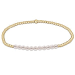 Gold Bliss Pearl 3mm Bracelet