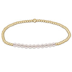 Enewton Gold Bliss 2mm Bead Bracelet - Pearl