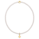 Enewton Hope Classic Milkshake Bracelet - Signature Cross Small Gold Charm