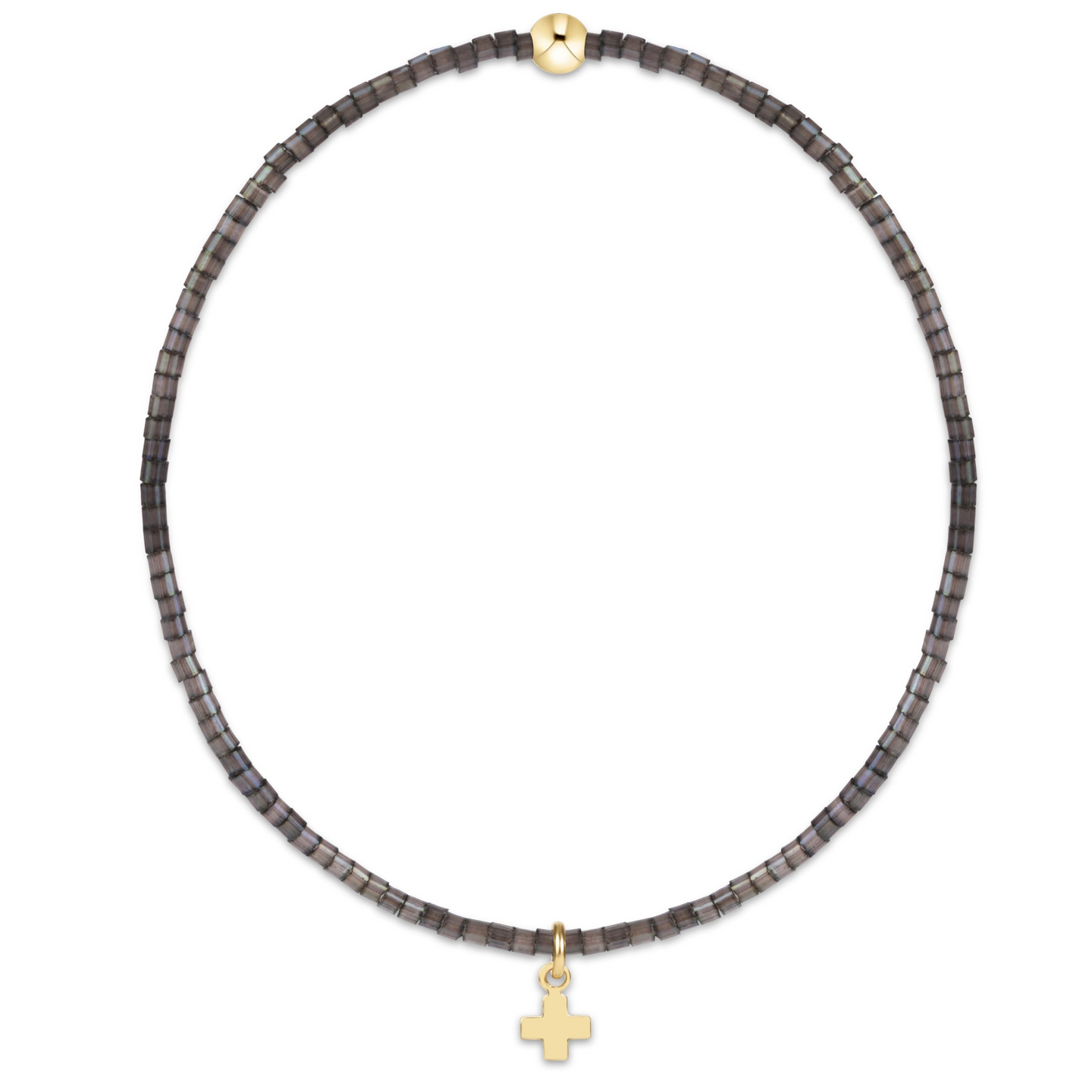 Enewton Hope Classic Moonlight Bracelet in Signature Cross Small Gold Charm