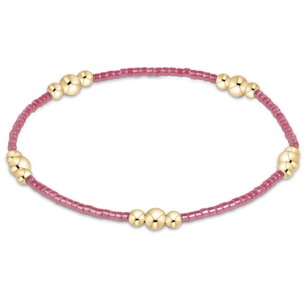 Enewton Hope Purpose Gold Bracelet - Pink Champagne