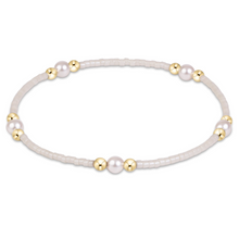 Enewton Hope Purpose Pearl Bracelet in Milkshake
