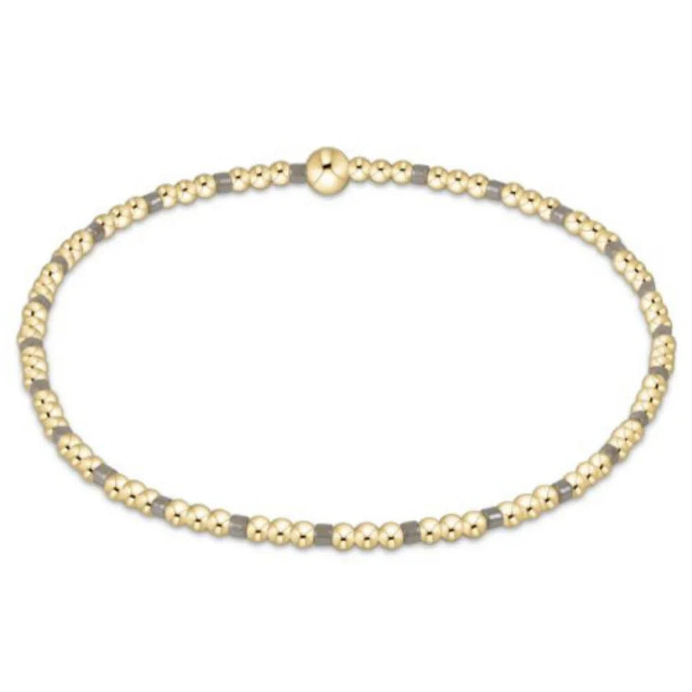 Enewton Hope Sincerity Pattern 2mm Bead Bracelet - Milkshake