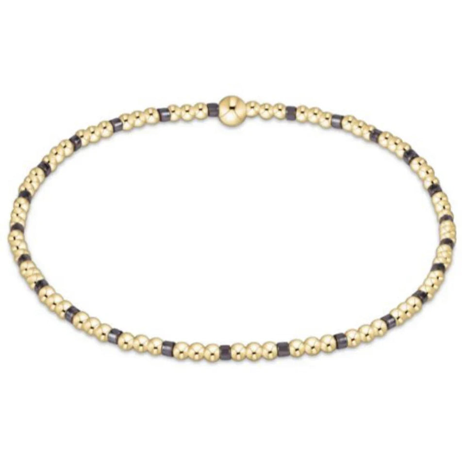 Enewton Hope Sincerity Pattern 2mm Bead Bracelet - Taupe