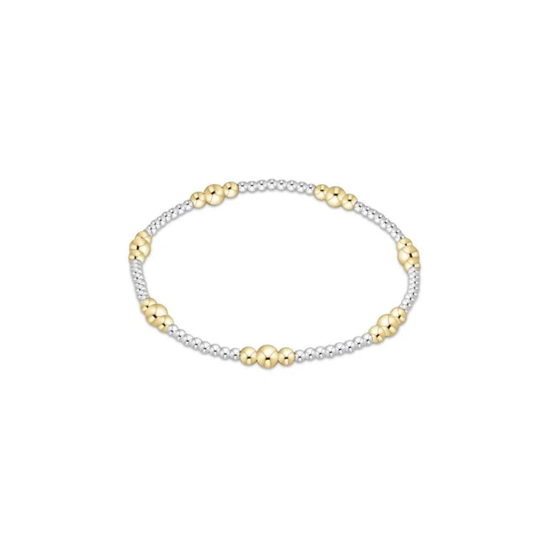 Enewton Purpose Gold 4mm Bead Bracelet - Mixed Metal