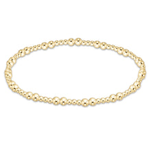Enewton Together Gold 3mm bracelet with rounded gold bead clusters