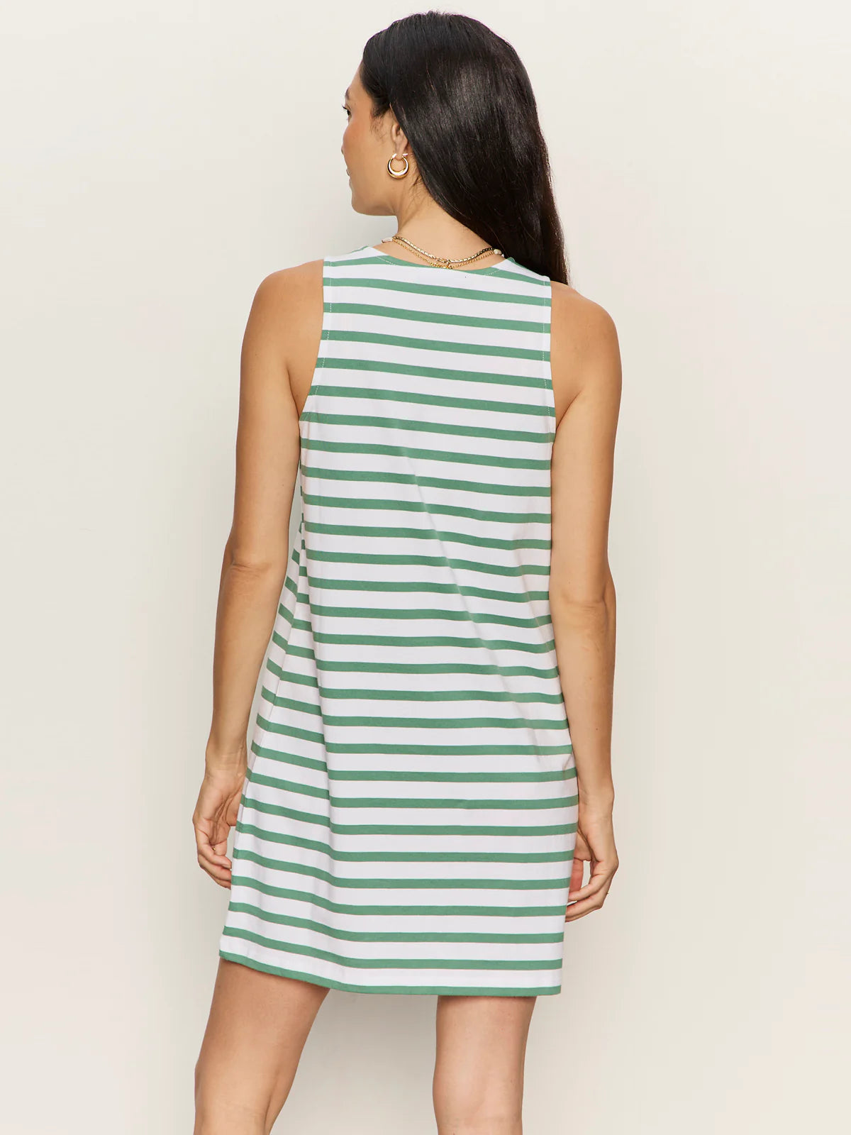 Sanctuary Green White Stripe On The Yacht Shift Dress