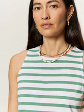 Sanctuary Green White Stripe On The Yacht Shift Dress