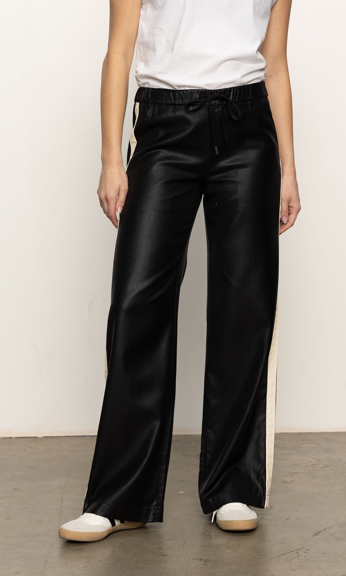 Sanctuary Coated Twill Track Pant