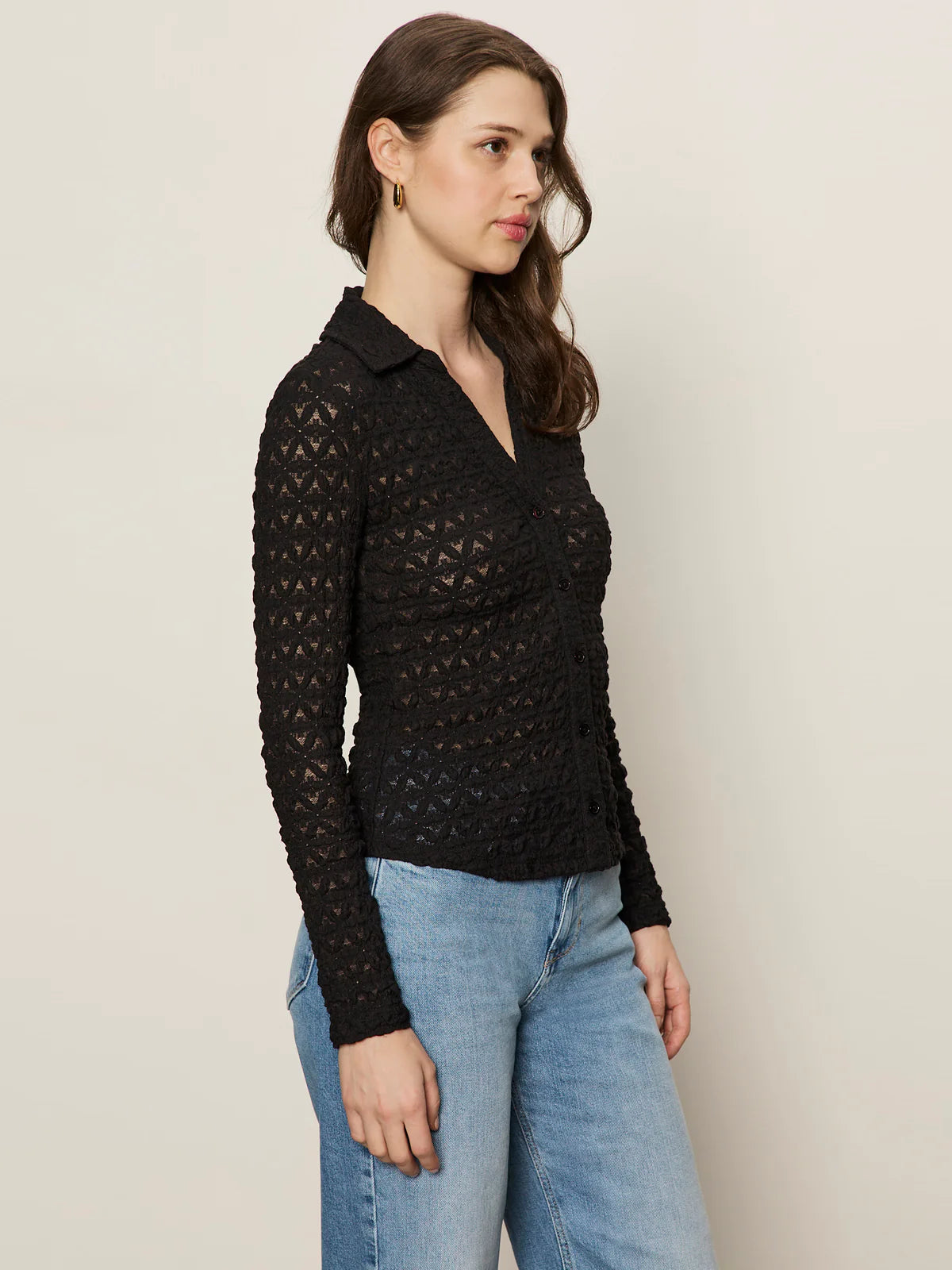 Sanctuary Dreamgirl Lace Button Up