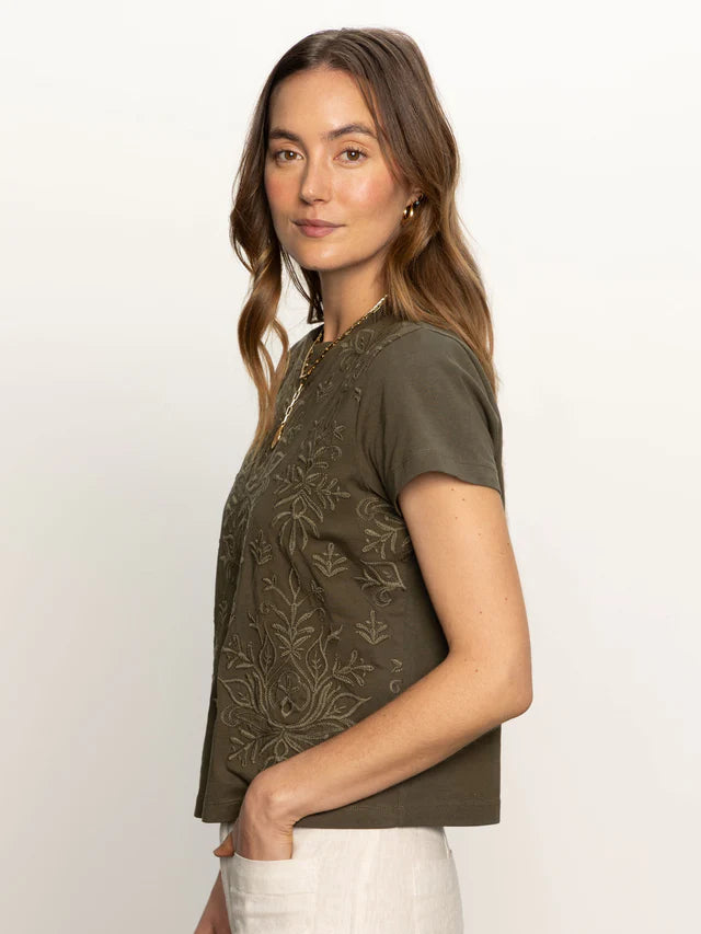 Sanctuary Embroidered Perfect Tee
