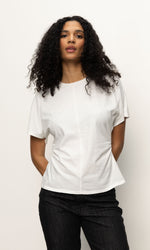 Sanctuary Shirred Waist Dolman Tee