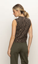 Sanctuary Leopard Knit Shell