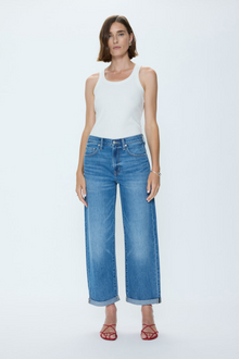 Pistola Donny Rolled Hem Boyfriend Jean