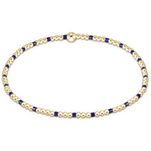 Enewton Hope Sincerity Pattern 2mm Bead Bracelet - Blue Metallic