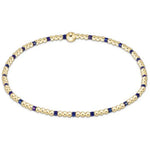 Enewton Hope Sincerity Pattern 2mm Bead Bracelet - Blue Metallic