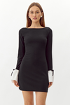 Vivki Contrast Cuff Mini Dress