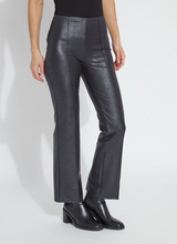 Lysse Black Elysse Foiled Vegan Leather Pant on model