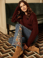 Fishnet Sleeve Sweater