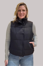 Black Puffer Vest