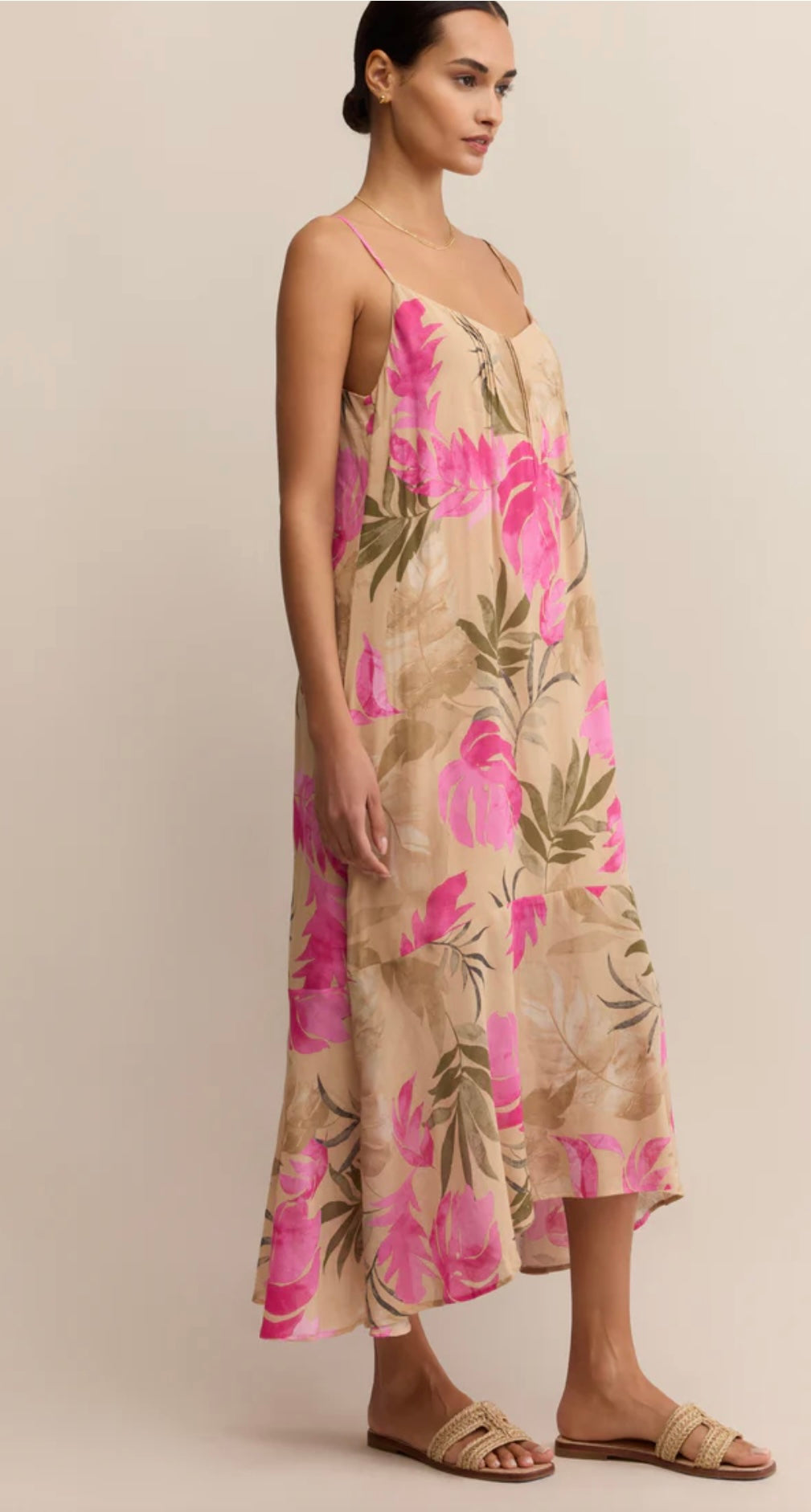 Z Supply Benson Ula Tropical Midi Dress
