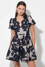 Agnes Embroidered Puff Sleeve Mini Dress