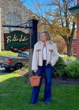 Cream Faux Fur Coat