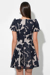 Agnes Embroidered Puff Sleeve Mini Dress