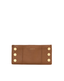 Hammitt 110 North Brown Pebbled Leather Wallet