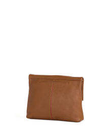 Hammitt VIP Mahogany Leather Crossbody Clutch Bag