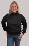 Half-Zip Fleece Lined Sweatshirt