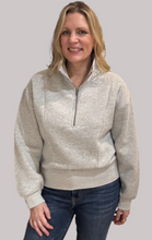 Half-Zip Fleece Lined Sweatshirt