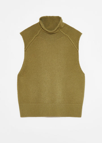 Penstemon Knit Turtleneck Vest